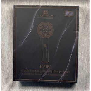 Royale Hair Miracle Follica Pro Scalp Device + Magic Oil Hair Serum Bundle New